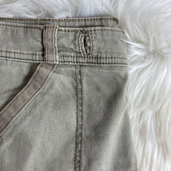 Anthropologie Hei Hei Khaki Tan Utility Pants Sz 2 - Picture 5 of 5
